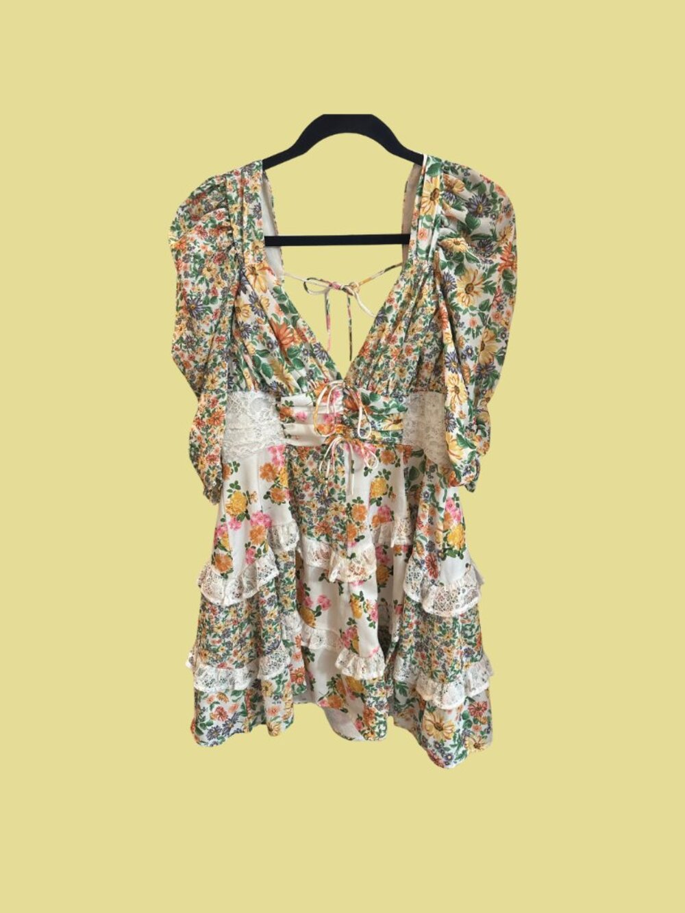 Floral Summer For Love & Lemmons Mini Dress